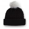 Titleist - Cable Knit Pom Pom - Beanie - Black