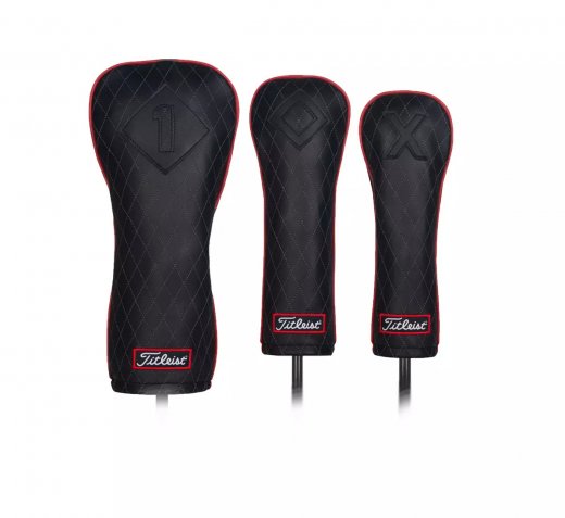 Titleist - Jet Black Leather Headcover - Hybrid