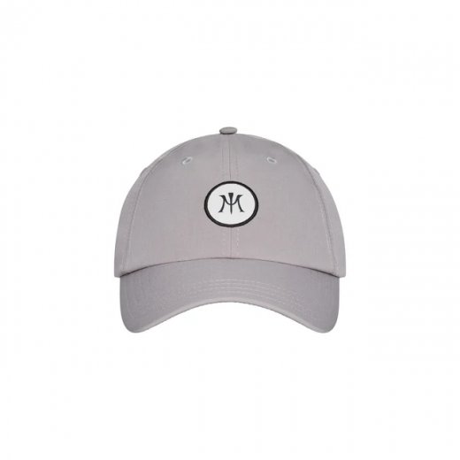 Miura Circle Patch Dad Hat - Grey