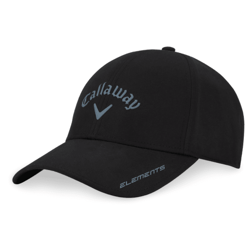 Callaway HD Rain Hat Cap - Black