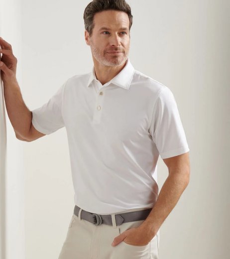 Peter Millar SOLID PERFORMANCE JERSEY POLO