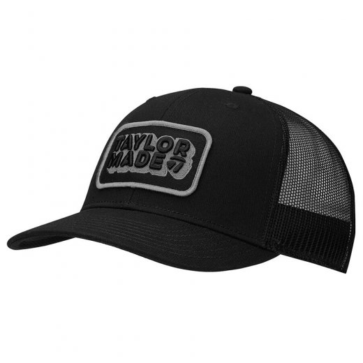 TaylorMade Ventura Retro Trucker Hat - Black