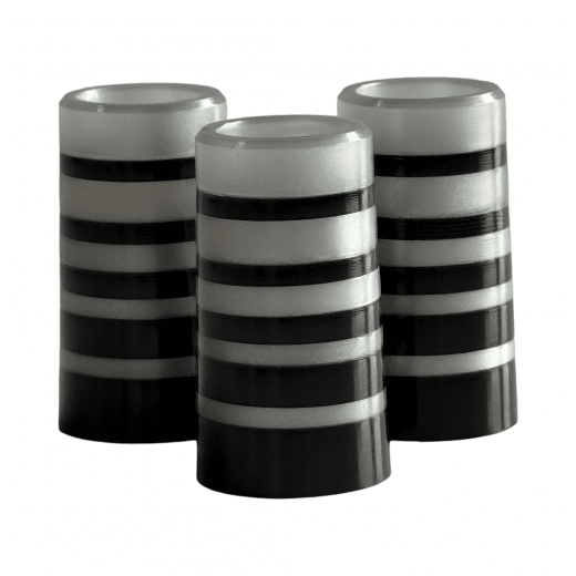 Ferrules - Set of 10 - Silver Fox