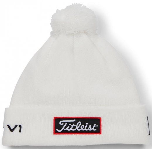 Titleist Tour Pom Pom - Beanie - White